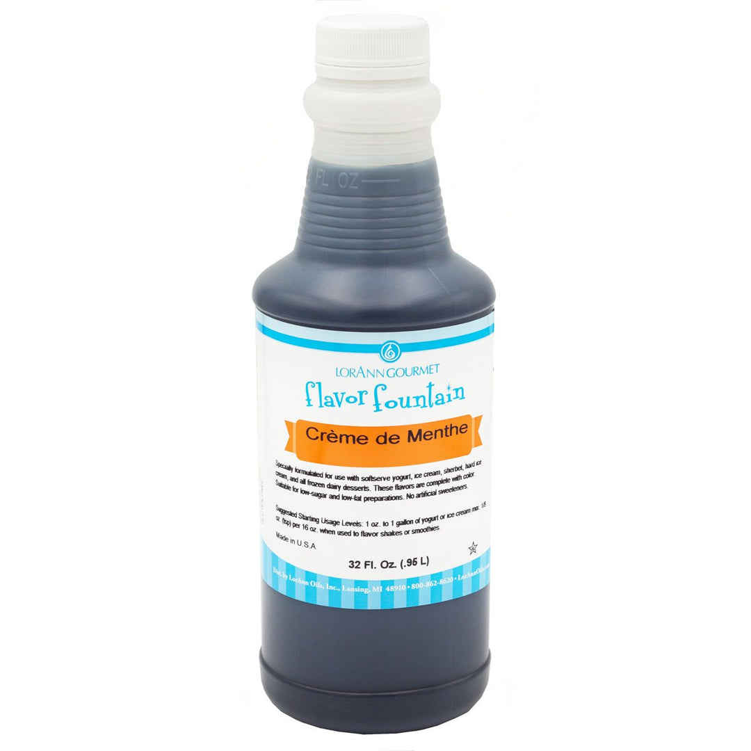 Crème de Menthe Saveur Bouteille de 32 oz