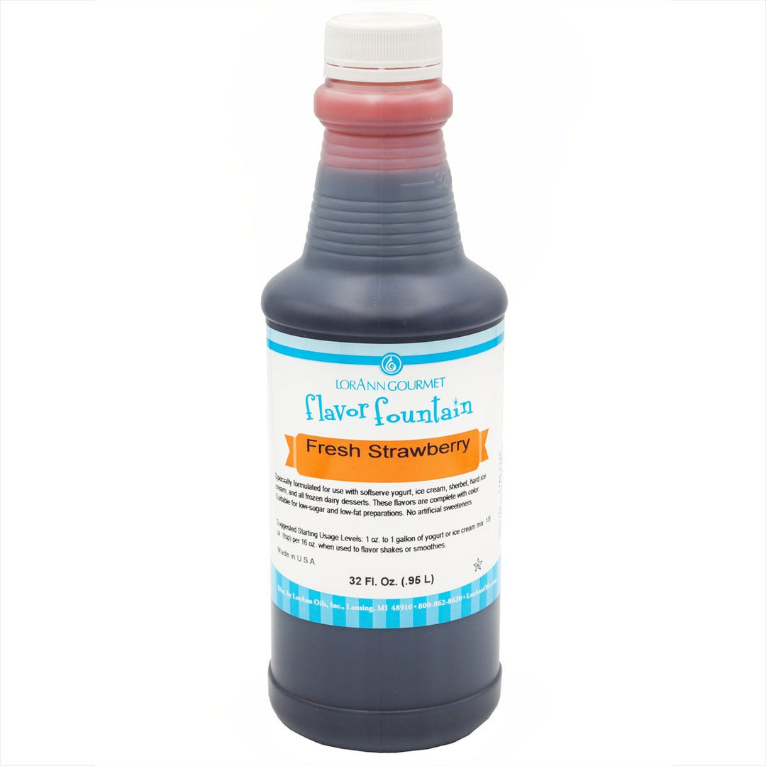 Saveur de fraise fraîche Bouteille de 32 oz