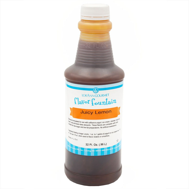 Fontaine à saveur de citron juteux - Bouteille de 32 oz