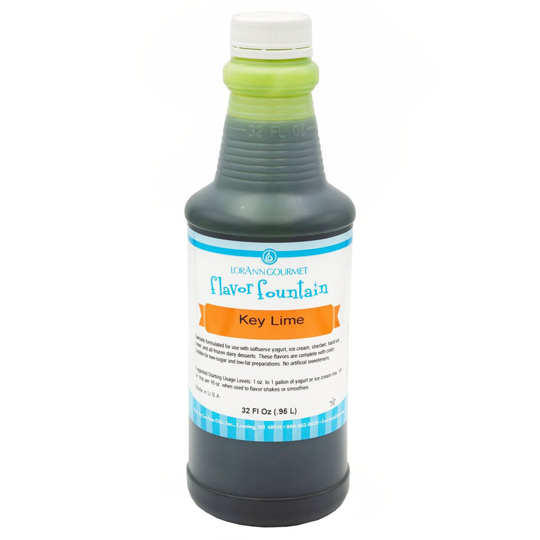 Fontaine à saveur de citron vert - Bouteille de 32 oz