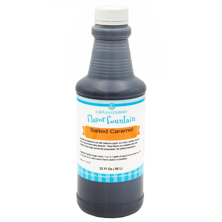 Flacon de 32 oz à saveur de caramel salé