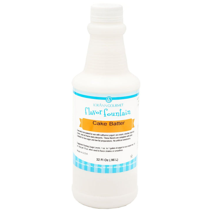 Pâte à gâteau (Blanc) Flacon de 32 oz