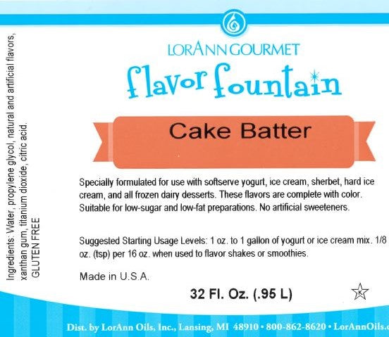 Pâte à gâteau (Blanc) Flacon de 32 oz