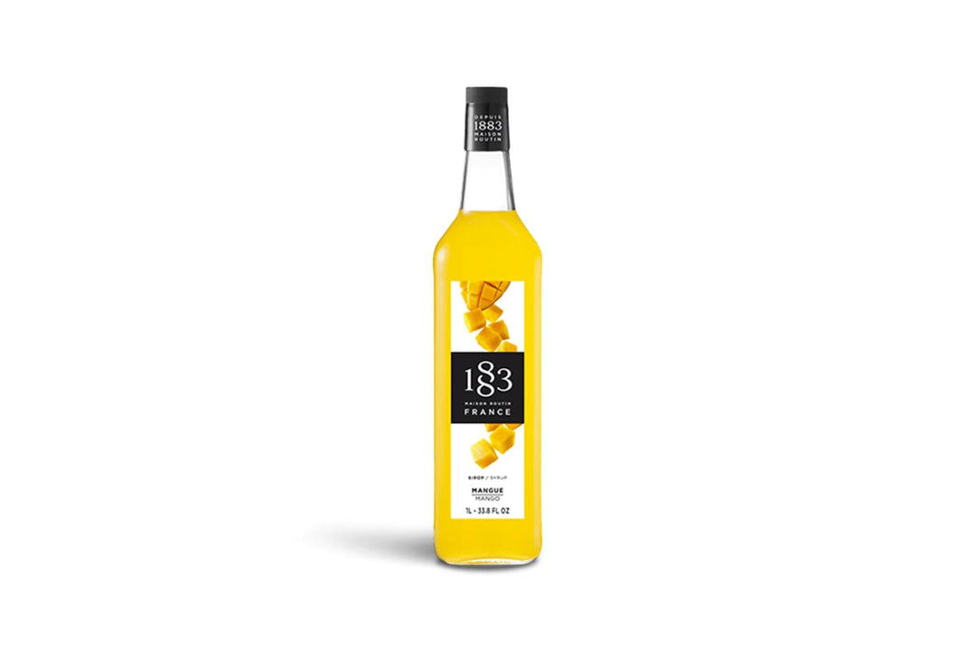 1883 Maison Routin Premium Syrup - 6 x 1L Pet-Plastic Bottles  - Mango