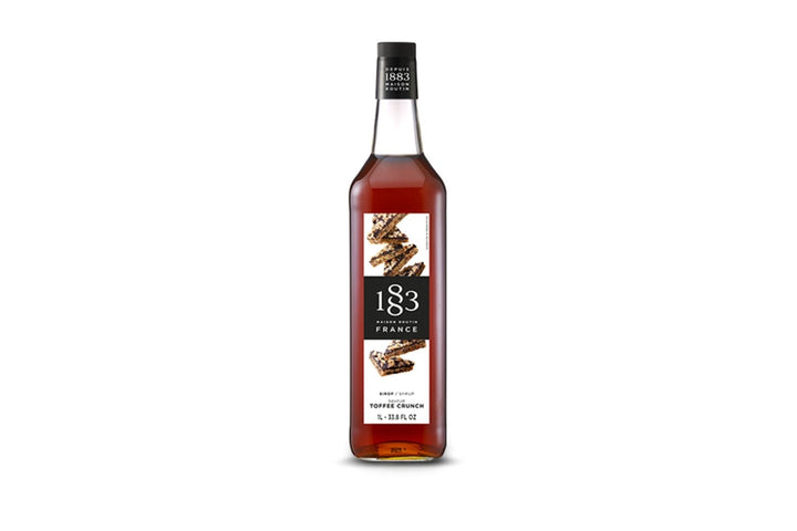 1883 Maison Routin Premium Syrup - 6 x 1L Pet-Plastic Bottles  - Toffee Crunch