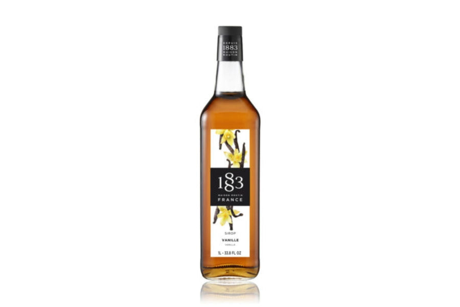 1883 Maison Routin Premium Syrup - 6 x 1L Pet-Plastic Bottles  - Vanilla