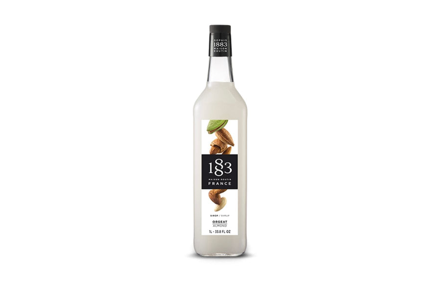 1883 Maison Routin Premium Syrup - 6 x 1L Pet-Plastic Bottles  - Almond