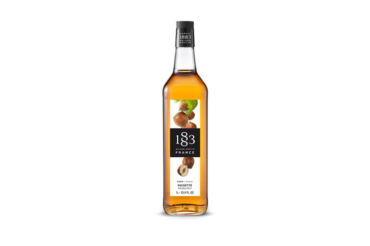 1883 Maison Routin Premium Syrup - 6 x 1L Pet-Plastic Bottles  - Hazelnut
