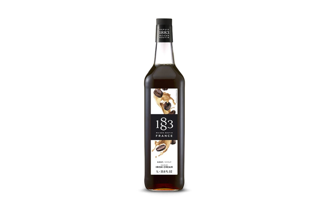 1883 Maison Routin Premium Syrup - 6 x 1L Pet-Plastic Bottles  - Irish Cream