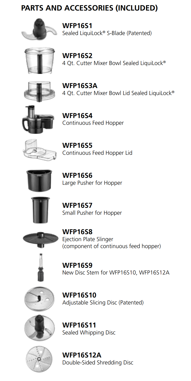 WFP16SC - 4 pintes. Mélangeur à bol combiné avec alimentation continue et joint LiquiLock par Waring Commercial