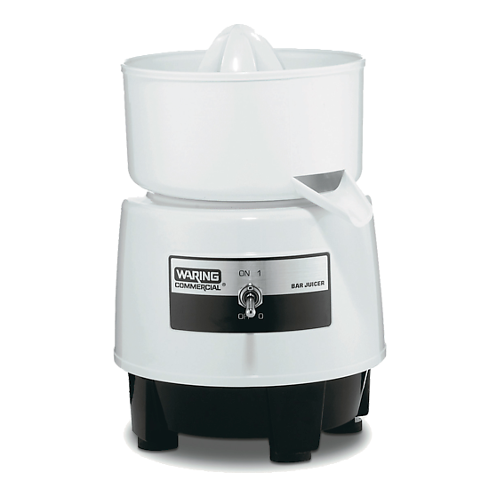 Presse-agrumes compact BJ120C par Waring Commercial