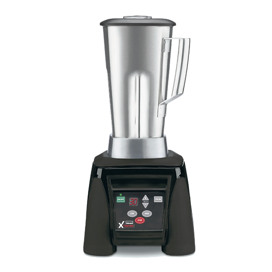 Mélangeur robuste MX1100XTS avec clavier électronique, minuterie et pot en acier inoxydable de 64 oz par Waring Commercial