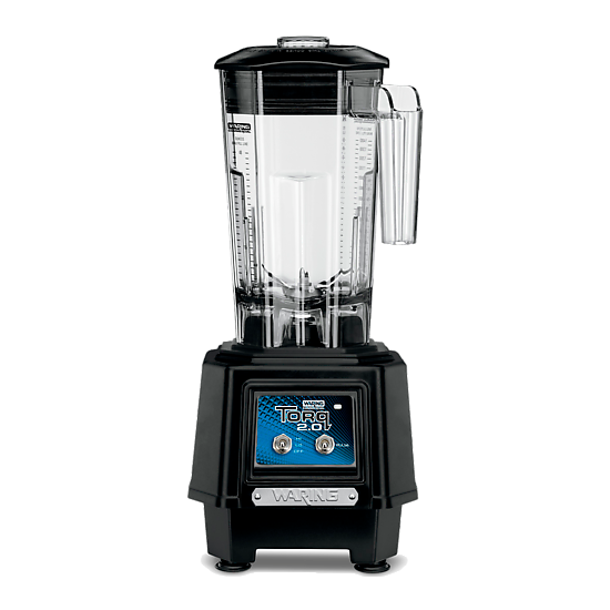 Mélangeur moyen TBB145 « Torq 2.0 » avec pot en copolyester de 48 oz par Waring Commercial