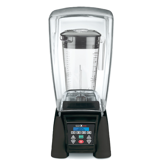 Waring Commercial Mélangeur reprogrammable robuste MX1500XTX avec enceinte sonore et pot en copolyester « The Raptor » de 64 oz