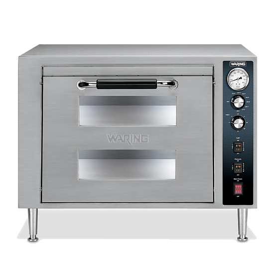 WPO700 Single Chamber Double-Deck Commercial Pizza Oven by Waring Commercial