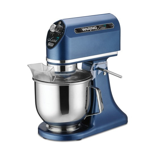 WSM7L "Luna Series" 7-Quart Planetary Mixer with Dough Hook, Mixing Paddle, & Whisk by Waring Commercial