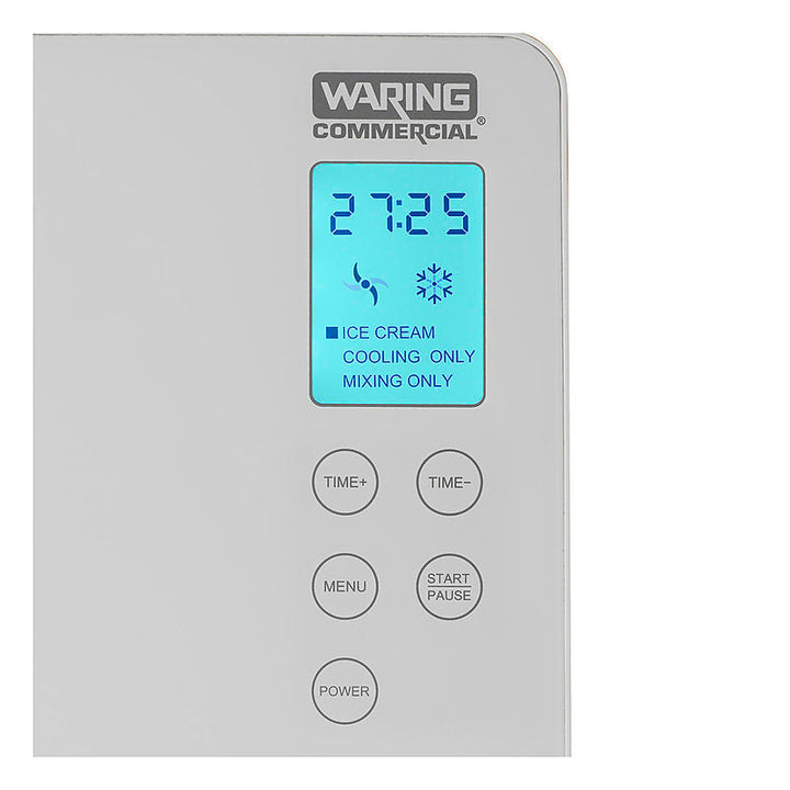 WCIC20 2 Quart Compressor Ice Cream Maker by Waring Commercial