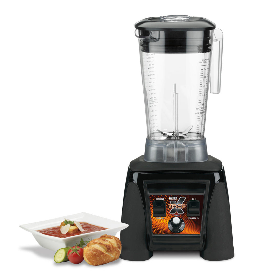 Waring Commercial MX1200XTX Mélangeur robuste à vitesse variable « XPREP » avec pot en copolyester « The Raptor » de 64 oz