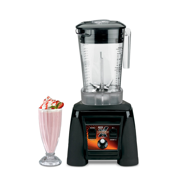 Waring Commercial MX1200XTXP Mélangeur robuste à vitesse variable « XPREP » avec pot empilable en copolyester de 48 oz