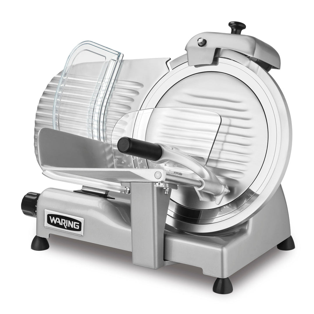 WCS300SV Heavy-Duty Silver 12" Professional Food Slicer by Waring Commercial