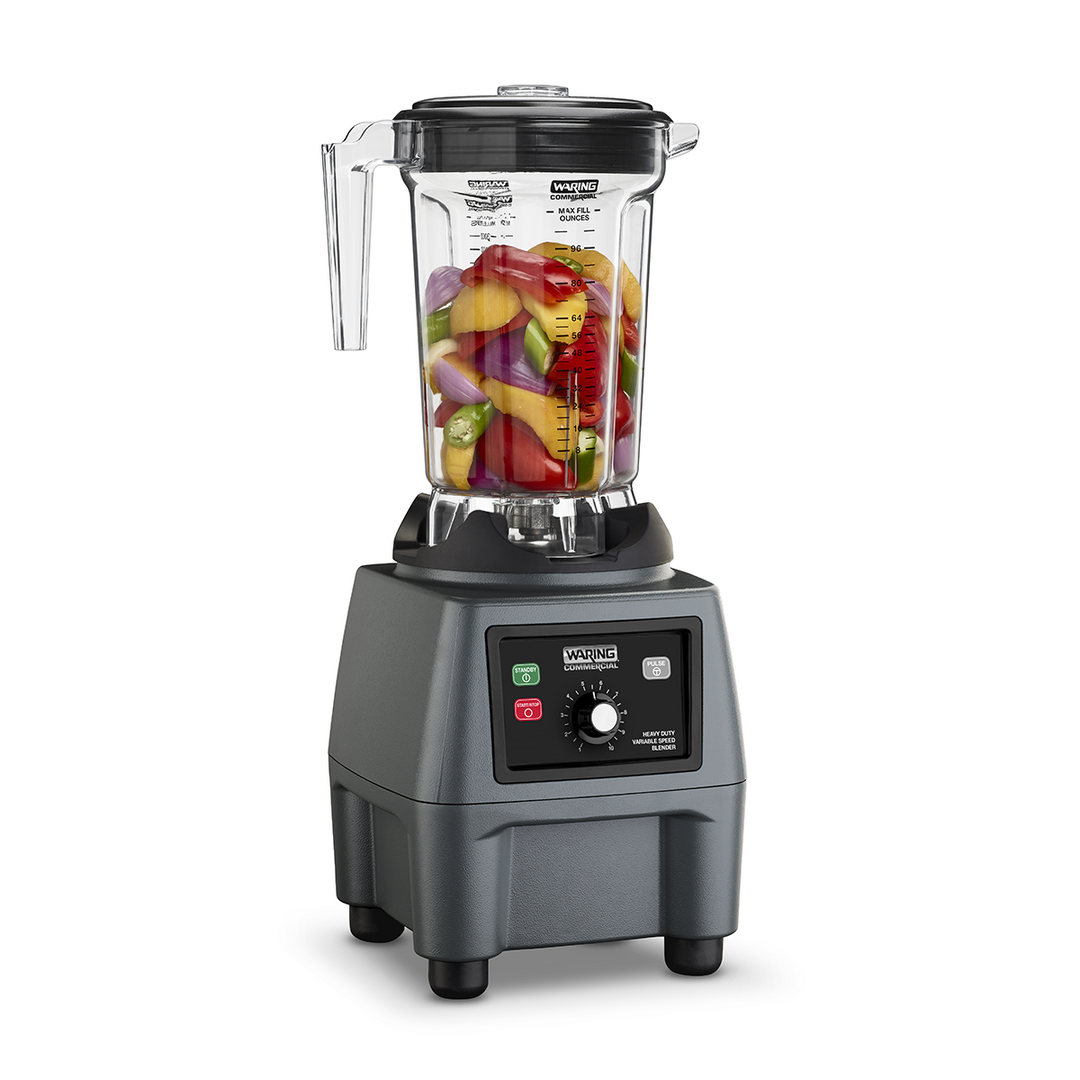 Waring Commercial CB15VP Mélangeur alimentaire robuste à vitesse variable d'un gallon avec pot en copolyester
