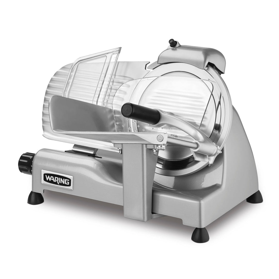 WCS220SV Medium-Duty Silver 8.5" Professional Food Slicer by Waring Commercial