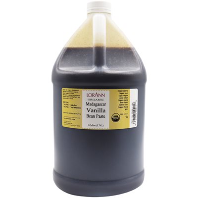 Pâte de gousse de vanille de Madagascar biologique - 16 oz. - 1 gallon - 5 gallons