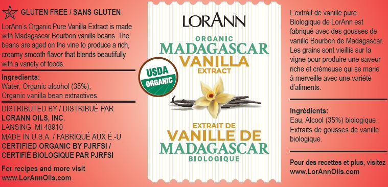 'REDUCED TO CLEAR' Organic Madagascar Vanilla Extract - 16 oz.