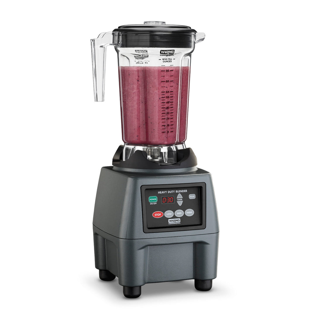Waring Commercial CB15TP Mélangeur alimentaire robuste d'un gallon avec minuterie et pot en copolyester