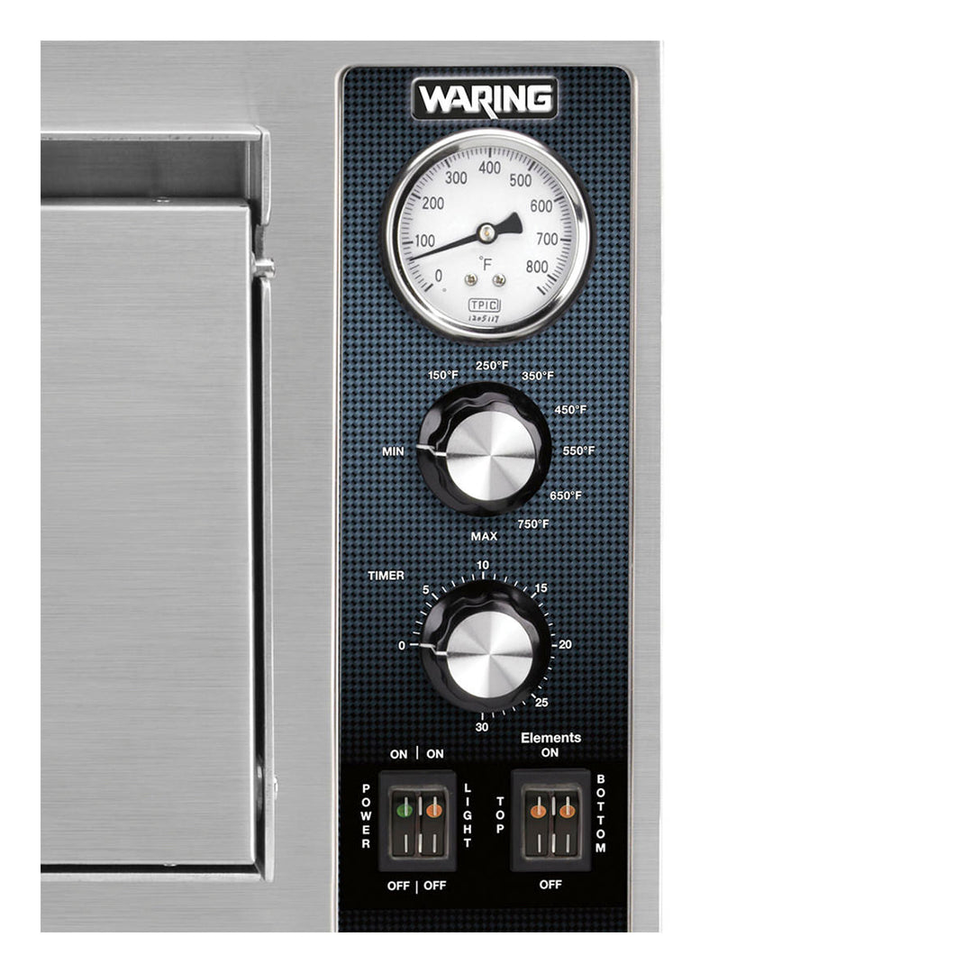 Four à pizza commercial à double chambre et à deux étages WPO750 par Waring Commercial