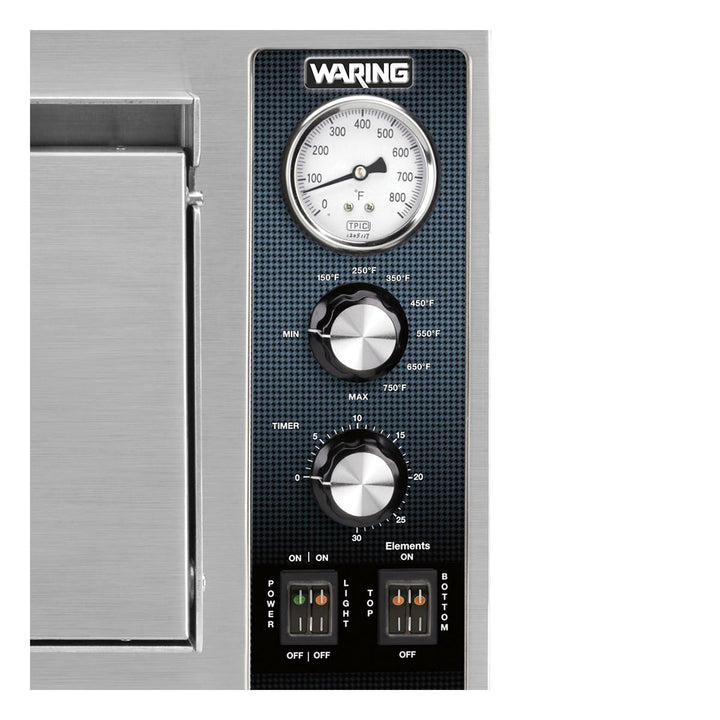 Four à pizza commercial à double chambre et à deux étages WPO750 par Waring Commercial