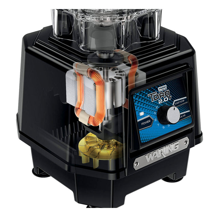 TBB175 « Torq 2.0 » Mélangeur à vitesse variable de service moyen avec pot en copolyester de 48 oz par Waring Commercial