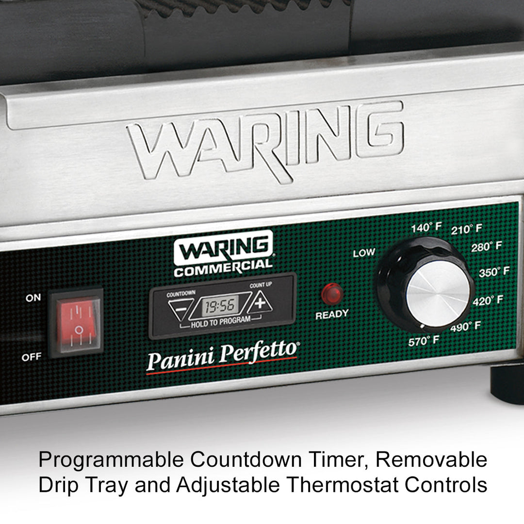 WPG300 Panini Ottimo - Double Grill Panini par Waring Commercial