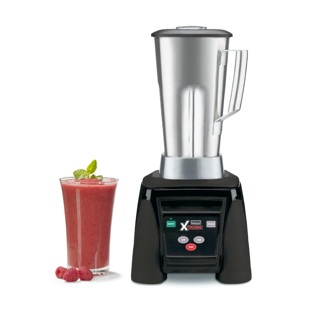 Mélangeur robuste MX1050XTS avec clavier électronique et pot en acier inoxydable de 64 oz par Waring Commercial