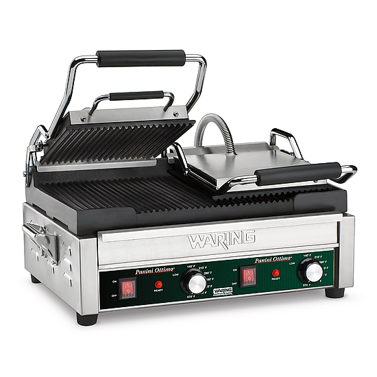 WPG300 Panini Ottimo - Double Grill Panini par Waring Commercial