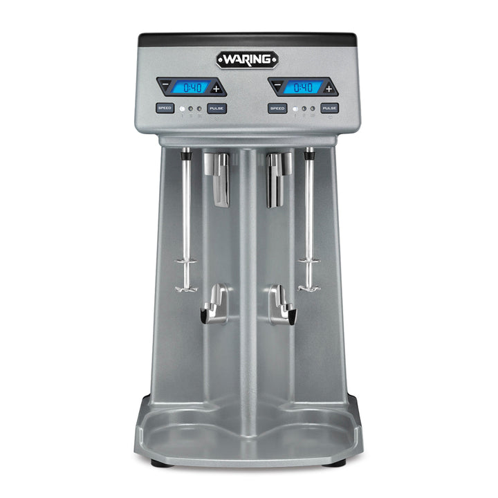 WDM240TX Heavy-Duty Double-Spindle Drink Mixer with Timer & Hands Free Operation by Waring Commercial