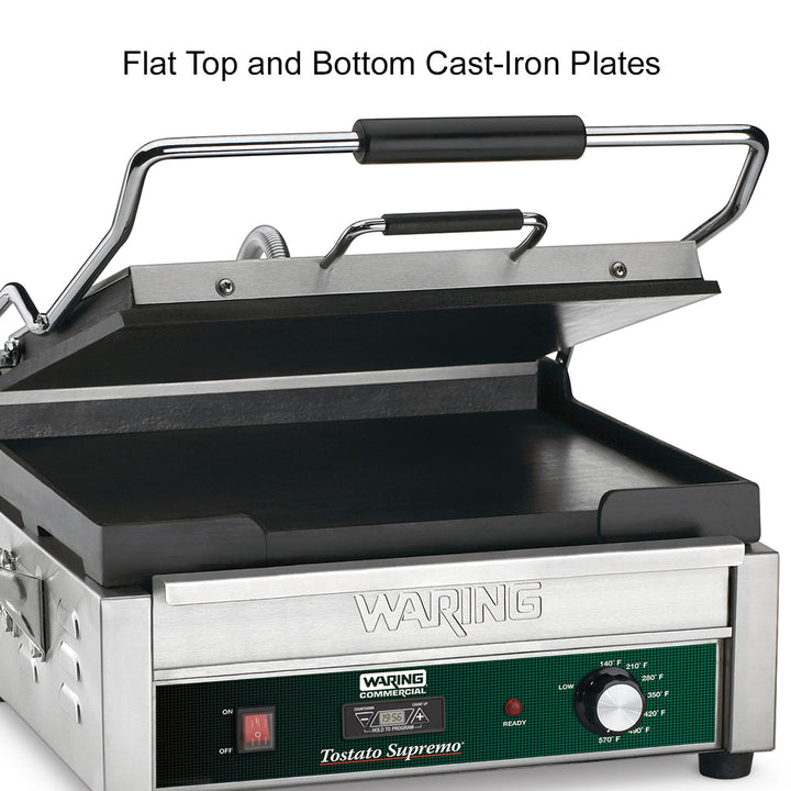 WFG250 Tostato Supremo - Grand gril plat par Waring Commercial