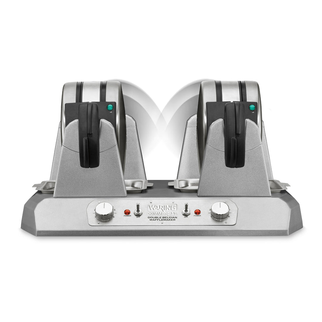 WW300BX Side-by-Side Double Belgian Waffle Maker by Waring Commercial