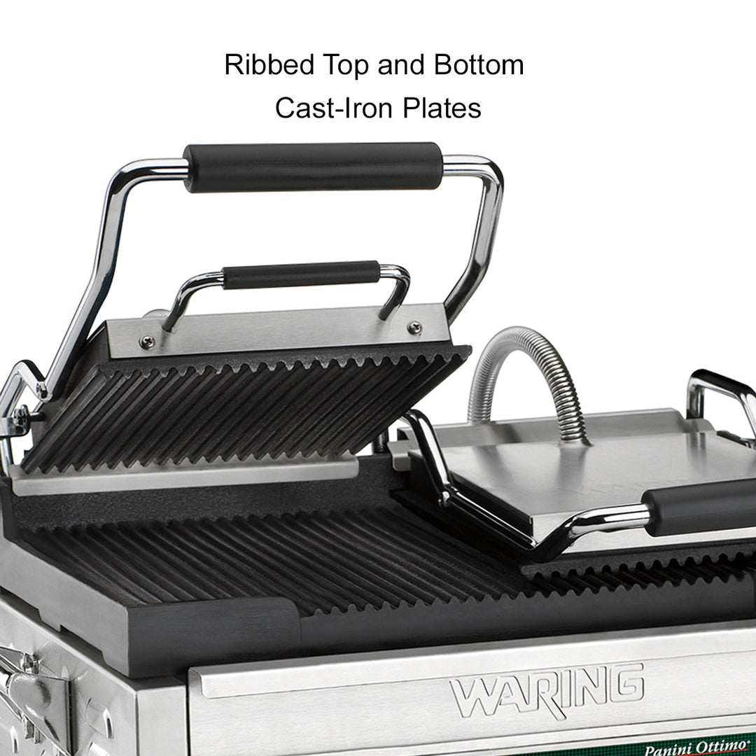 WPG300 Panini Ottimo - Double Grill Panini par Waring Commercial