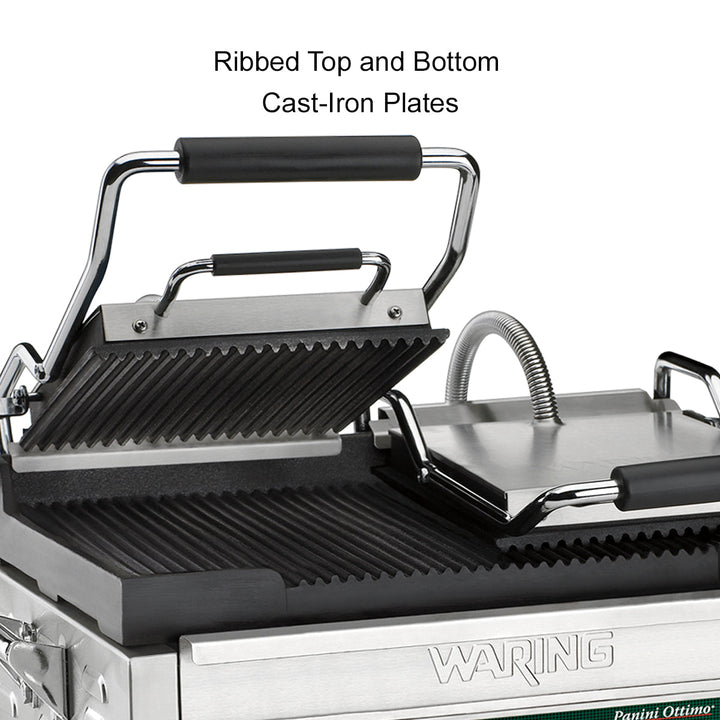 WPG300 Panini Ottimo - Double Grill Panini par Waring Commercial