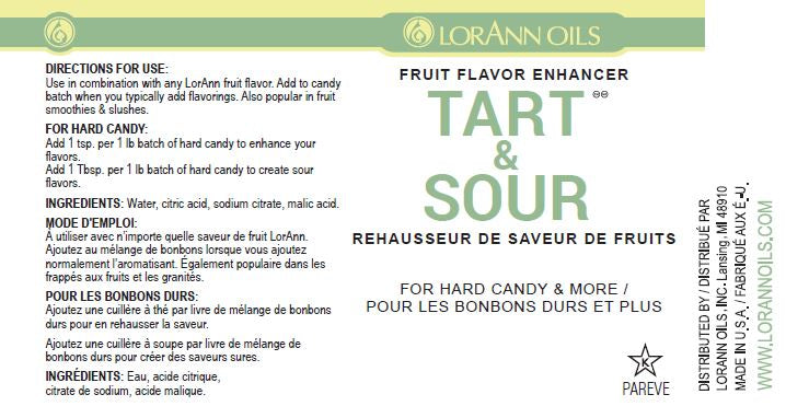 Tart and Sour Flavor Booster - Ingrédients de spécialité de boulangerie - 16 oz. Bouteille