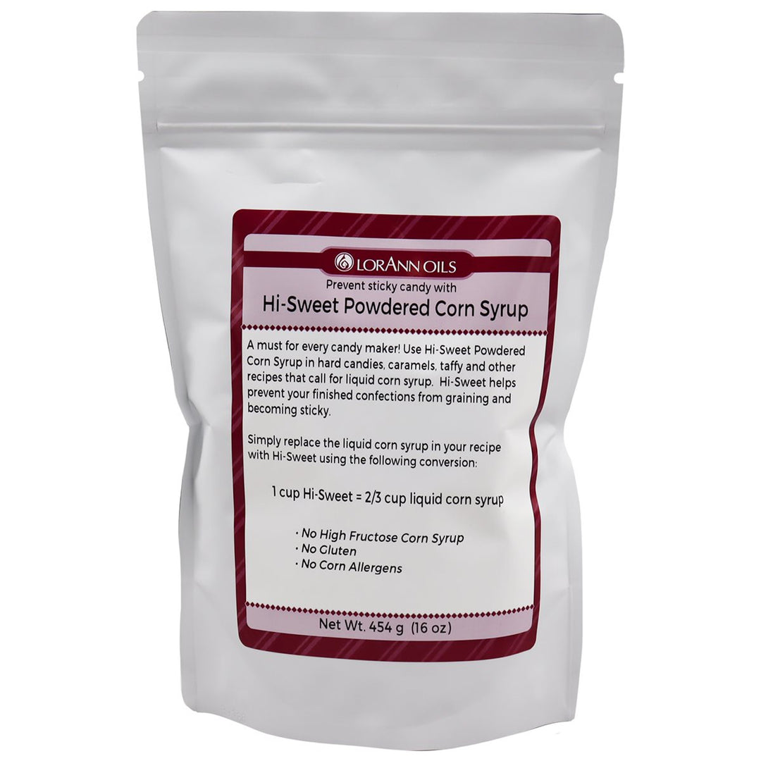 Sirop de maïs en poudre Hi-Sweet - Ingrédients de spécialité - 1 lb. 16 oz. Sac