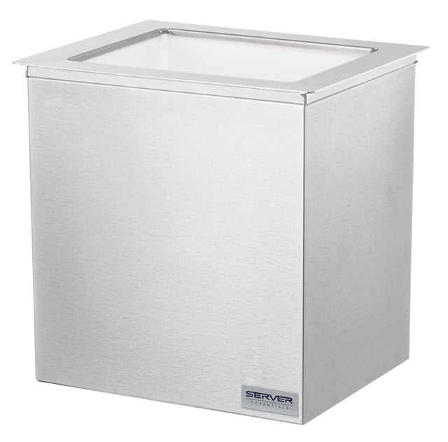 Base de barre de service encastrable, (2) pots
