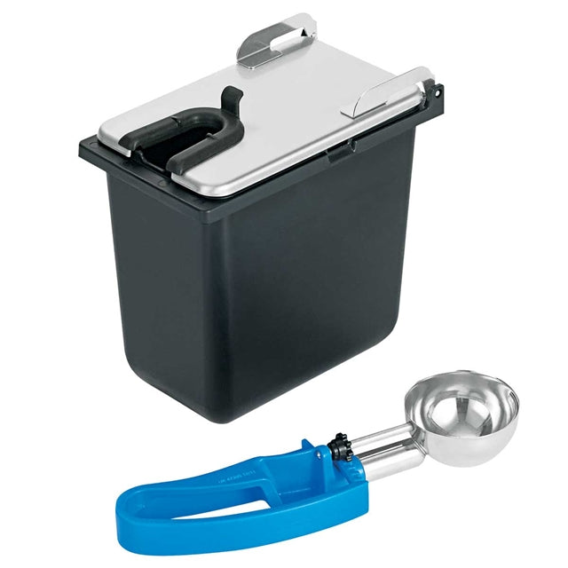 Couvercle en acier inoxydable, ouverture du plat | Pot de taille 1/9