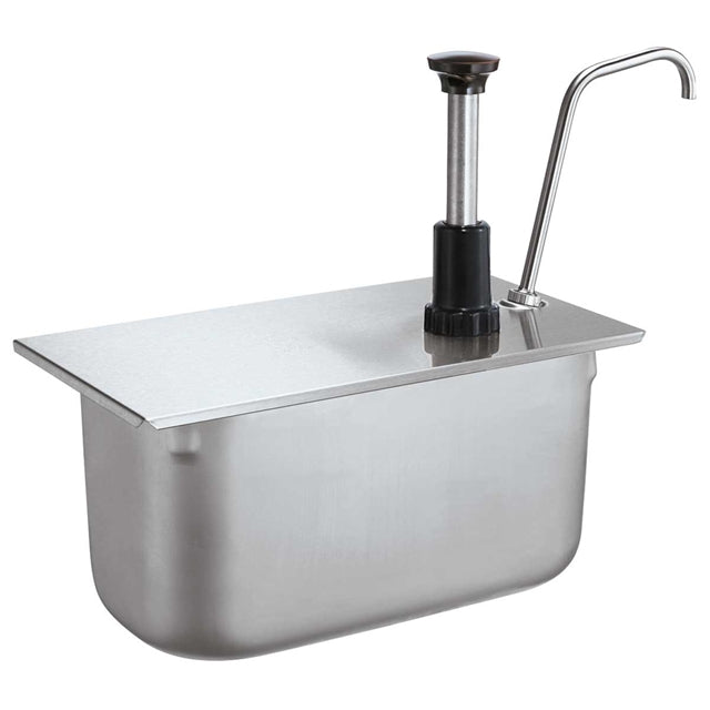 Pompe à casserole de taille 1/3, acier inoxydable