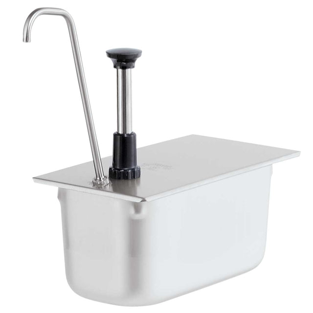 Pompe à casserole, taille 1/3, bec haut, acier inoxydable