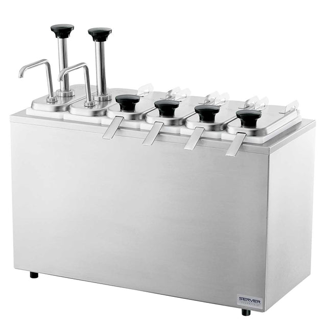 Base de bar de service – Peut contenir 4 pots de fontaine.