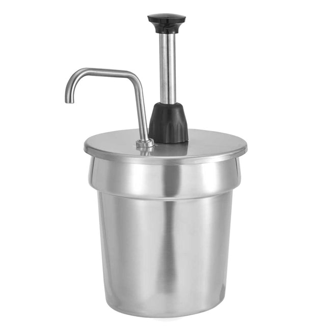 4 qt Inset Pump, 2 oz | Stainless Steel
