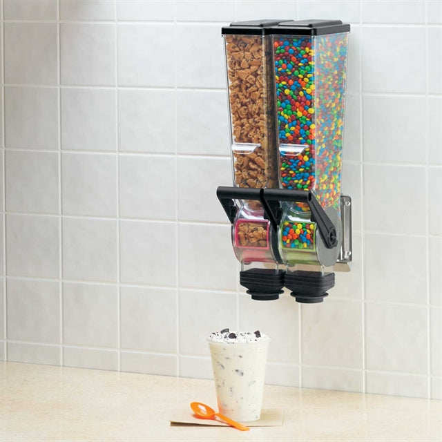 SlimLine Dry Food & Candy Dispenser | Double 2 L