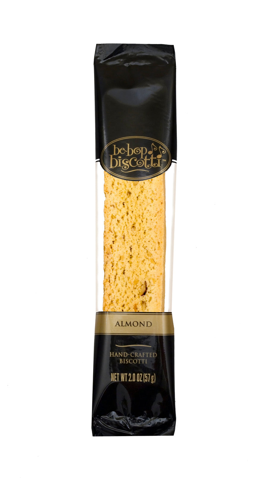 Almond - Case of 5 x 12 Individually Wrapped 2.25 oz Biscotti (60 Biscotties per case)